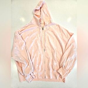Z Supply Super Soft Crop Hooded Zip up size L